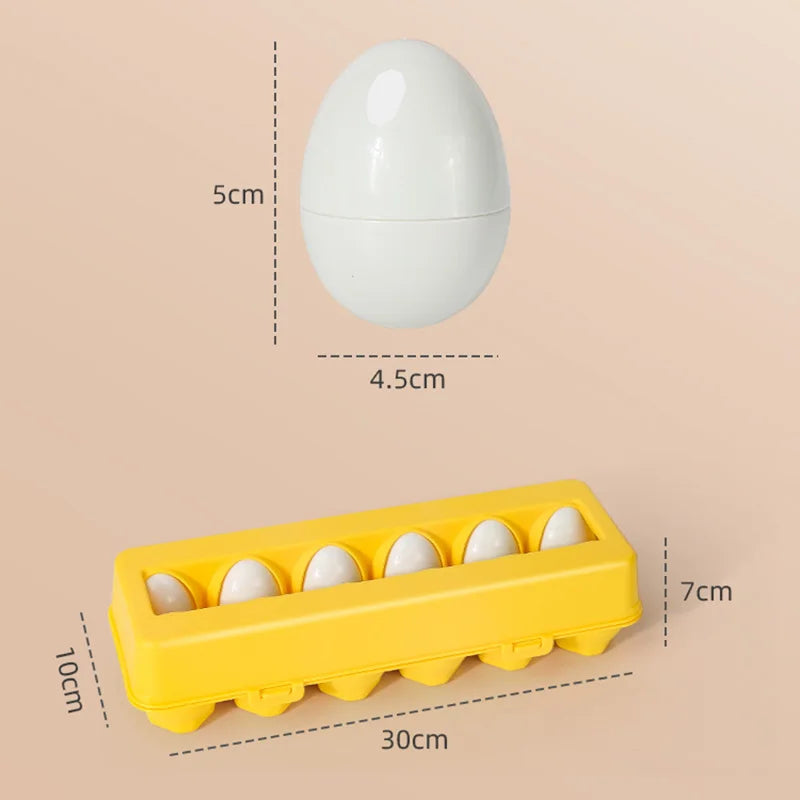 Smart Shape Matching Eggs - a fun and educational toy for kids, fostering learning and Montessori-style play!