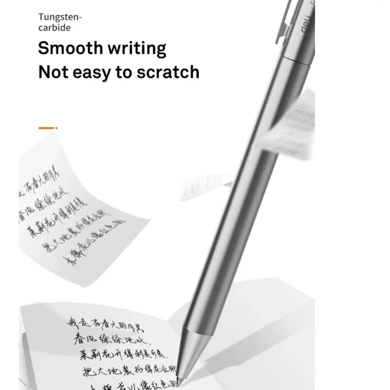 Elevate your writing experience with the Xiaomi Deli Metal Gel Pen! Perfect for office, students, and business use.