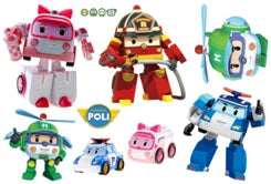 25 Style Robocar Korea kids Toys Robot Poli Roy Haley Anime Metal Action Figure Cartoon Toy Car For Children Best Gift