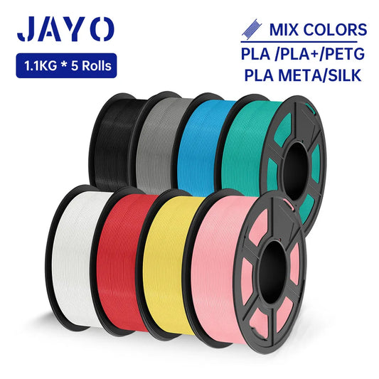 JAYO PLA /  SILK / PLA META / PETG / PLAMatte / High Speed PLA/ PLA PLUS 3D Filament 1.75mm 3D Printer Filament 1.1KG/Roll