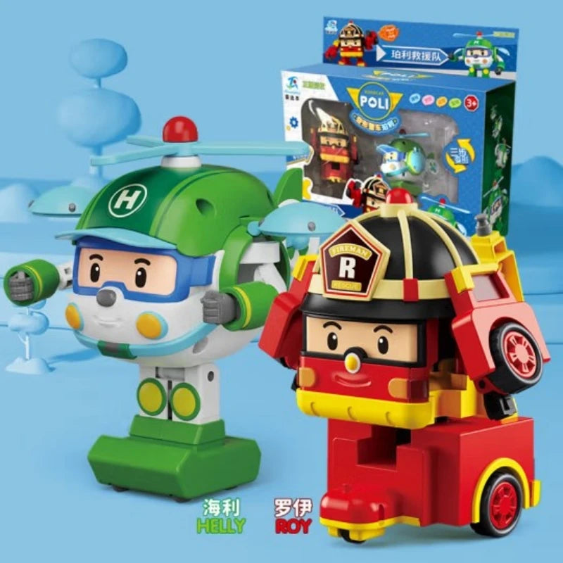 25 Style Robocar Korea kids Toys Robot Poli Roy Haley Anime Metal Action Figure Cartoon Toy Car For Children Best Gift