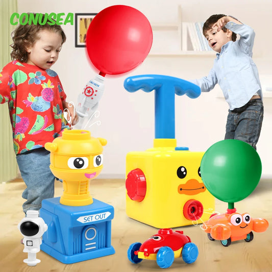 Aerodynamic Vehicles Children Toys Interactive Toys for Kids Girls Birthday Gift Balloon Power Aero Science Educational Toys