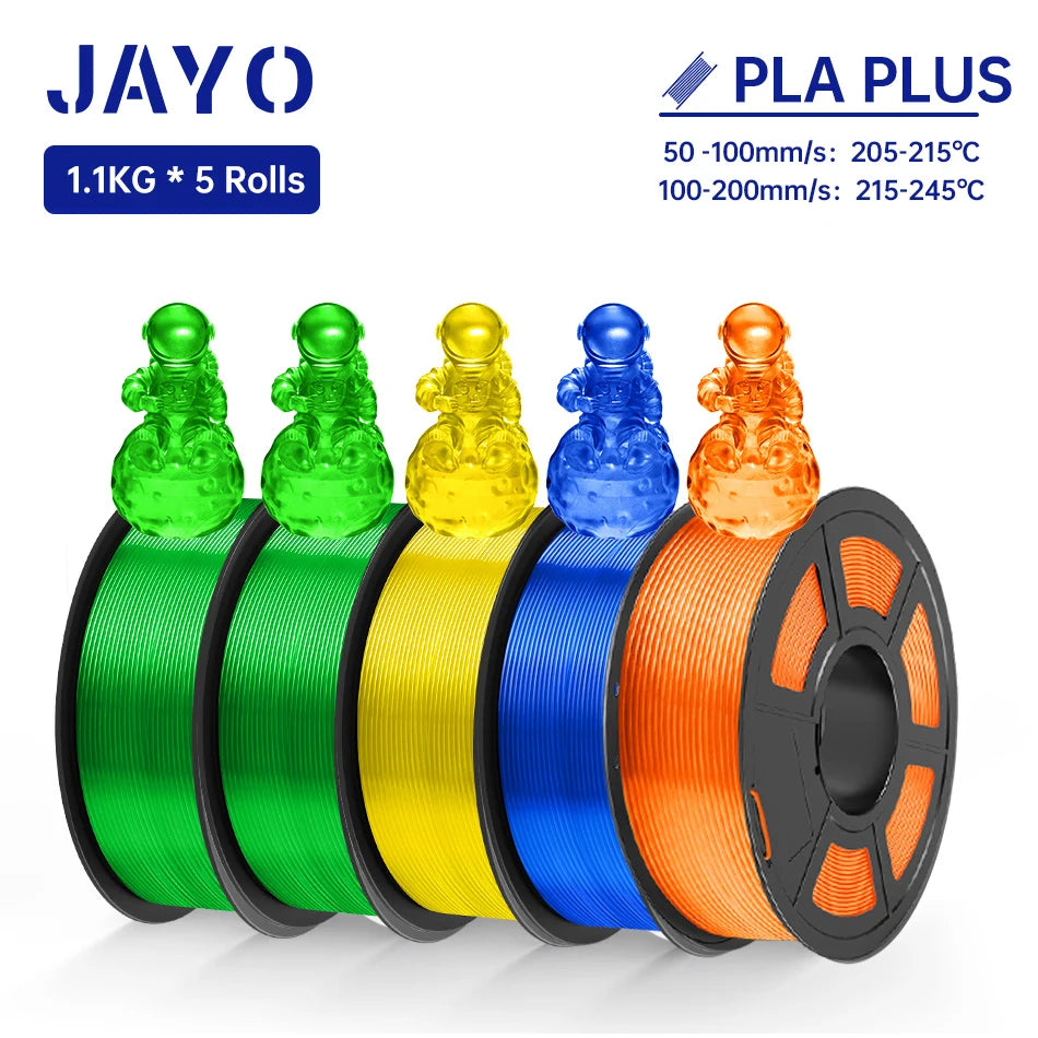 JAYO PLA /  SILK / PLA META / PETG / PLAMatte / High Speed PLA/ PLA PLUS 3D Filament 1.75mm 3D Printer Filament 1.1KG/Roll