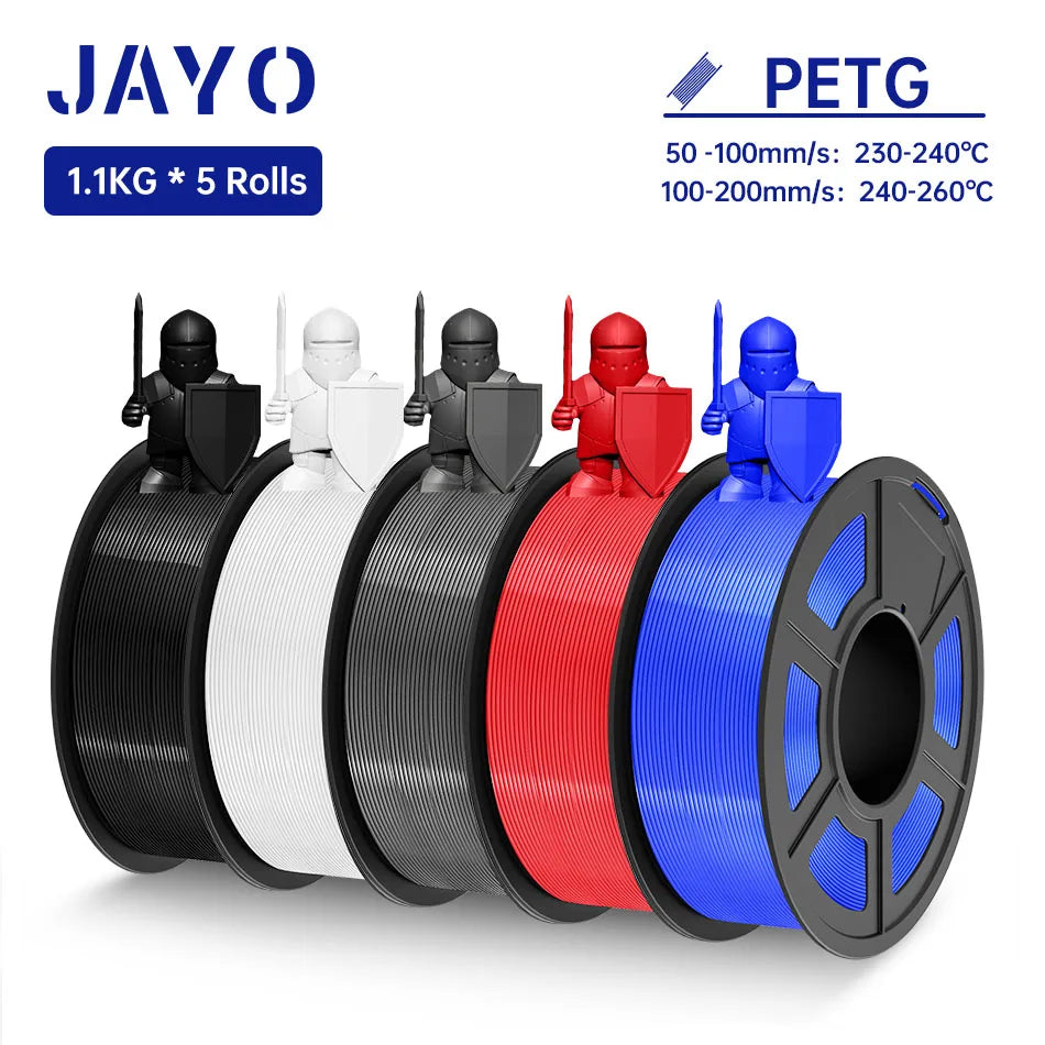 JAYO PLA /  SILK / PLA META / PETG / PLAMatte / High Speed PLA/ PLA PLUS 3D Filament 1.75mm 3D Printer Filament 1.1KG/Roll