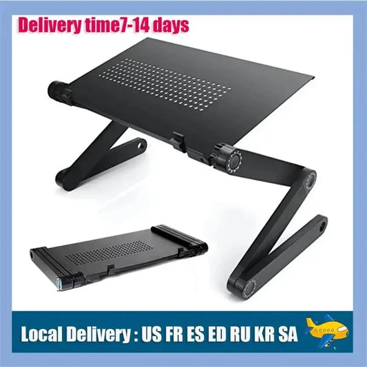 Adjustable Laptop Stand Folding Portable Notebook Computer Table Lapdesk for Sofa TV Bed PC Desk Stand New Multifunctional