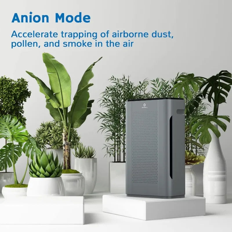 Experience cleaner air at home with the Airthereal APH320 WiFi Air Purifier. Equipped with a H13 True HEPA Filter, UV-C, Anion Function, and Smart Auto Mode.