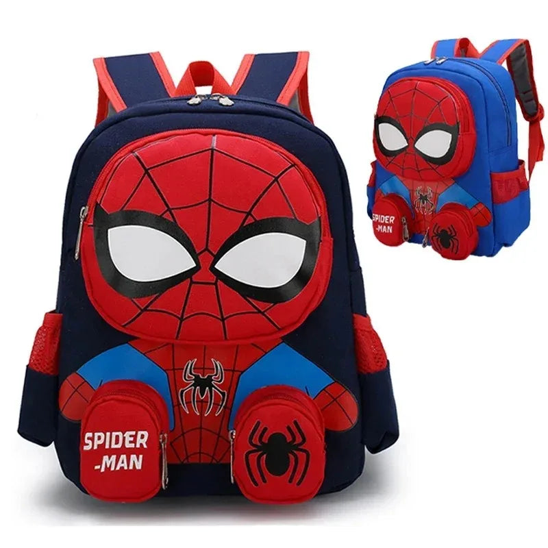 New Kids Backpacks Super Heroes Student School Bag Cartoon 3d Stereo Kindergarten Backpack Children's Travel Bag Gift Toy Decor