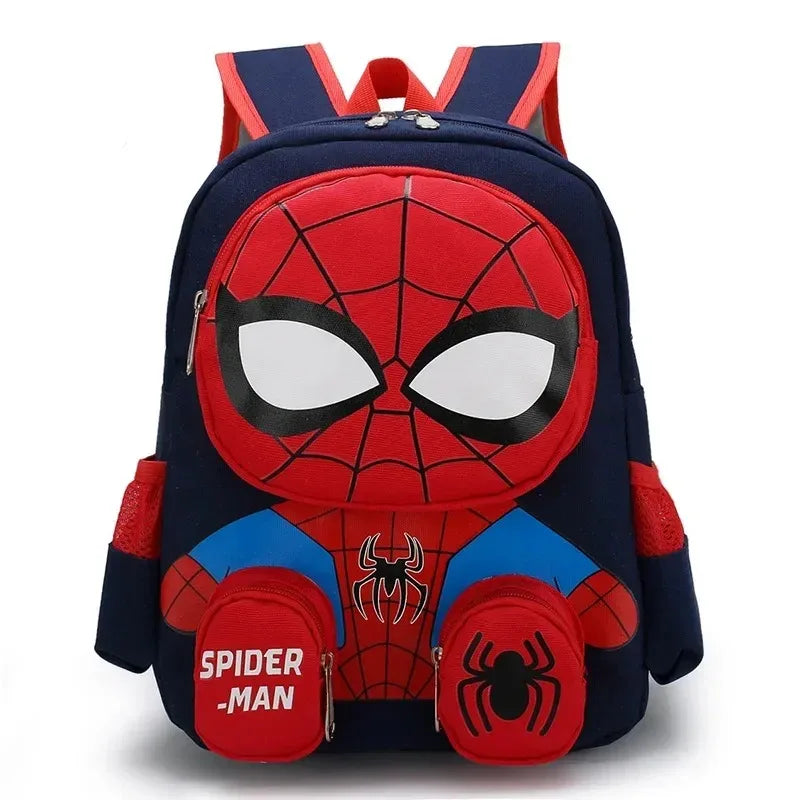 New Kids Backpacks Super Heroes Student School Bag Cartoon 3d Stereo Kindergarten Backpack Children's Travel Bag Gift Toy Decor