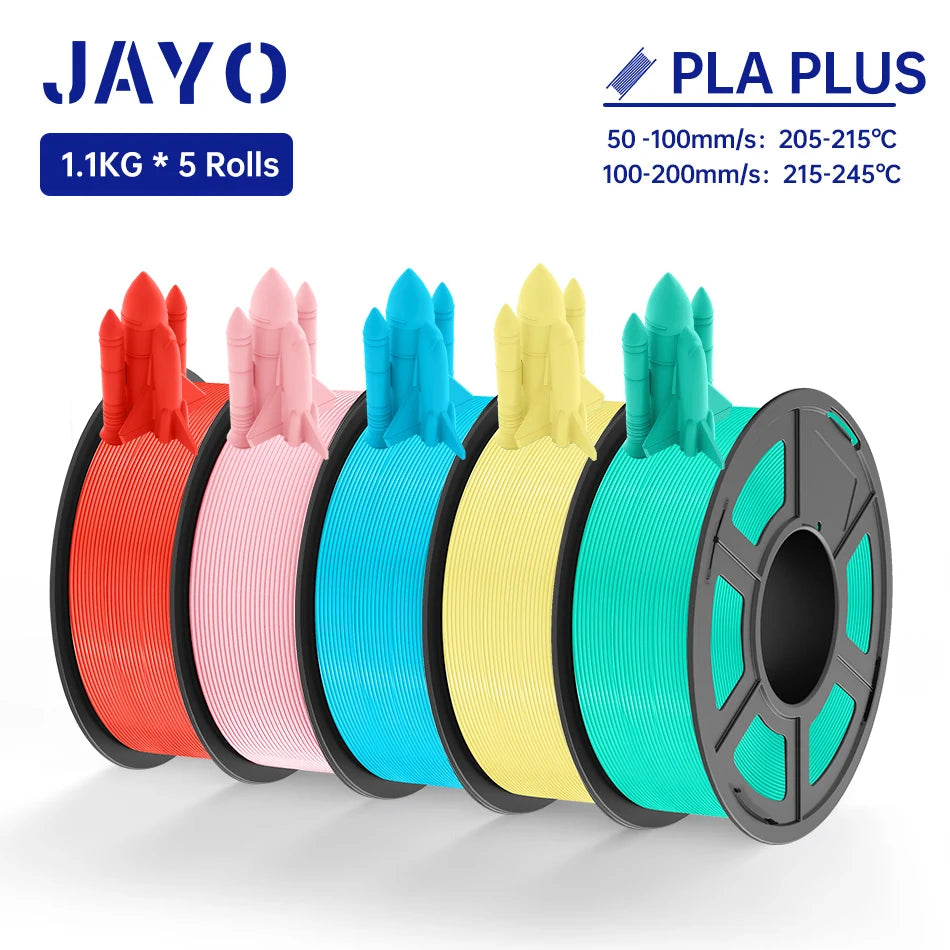 JAYO PLA /  SILK / PLA META / PETG / PLAMatte / High Speed PLA/ PLA PLUS 3D Filament 1.75mm 3D Printer Filament 1.1KG/Roll