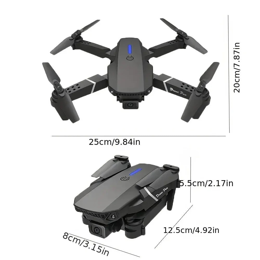 Explore the skies with our 2024 E88Pro RC Drone! Perfect gift or toy for aerial adventures.