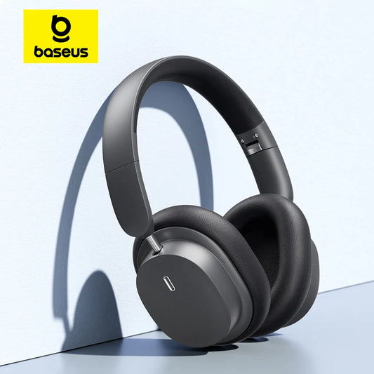 Immerse in premium sound with Baseus Bowie D05 Wireless Headphones! Bluetooth 5.3, HIFI audio, foldable design, and 70 hours of playtime.