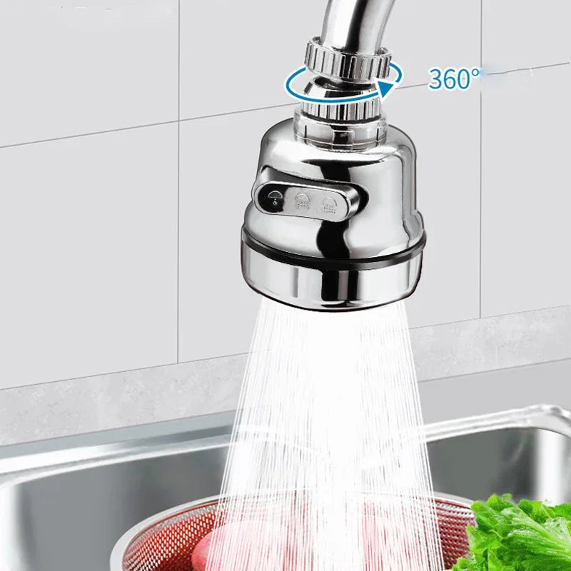 2/3 Modes Universal Kitchen Faucet Adapter 360° Rotation Faucet Filter Extenders Kitchen Gadgets Spray Water Saving Tap Nozzle