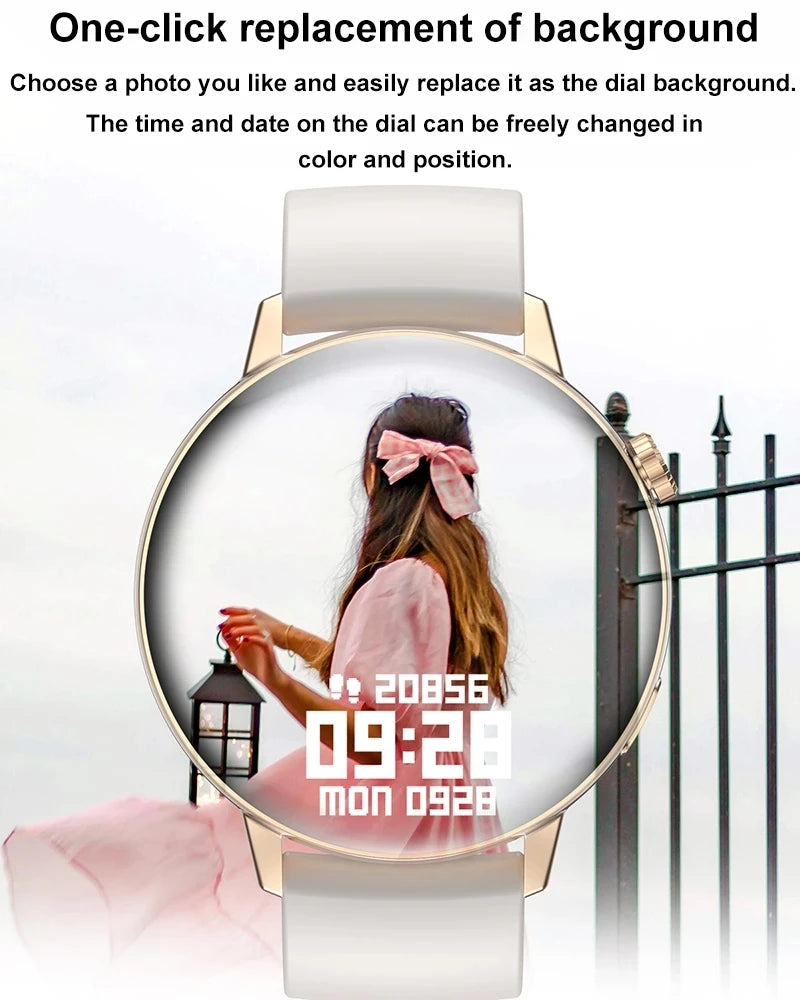 Xiaomi Mijia Women's Smart Watch Bluetooth Call Full Screen Touch Waterproof Watch Ladies Heart Rate Health Monitor Smart Watch