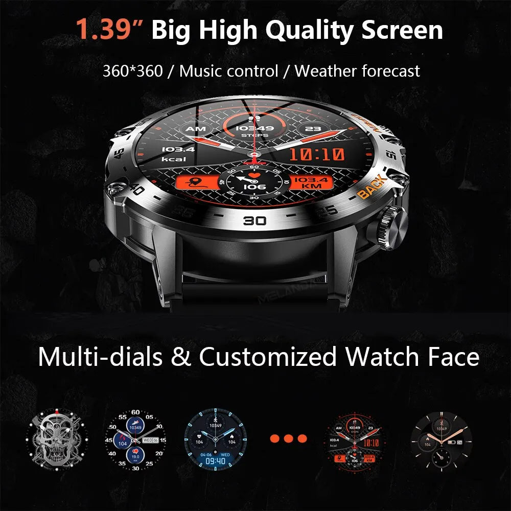 Xiaomi Mijia 1.39" Bluetooth Call Smart Watch Men Outdoor Sports Fitness Heart Rate Health Monitoring Smartwatch for Android IOS