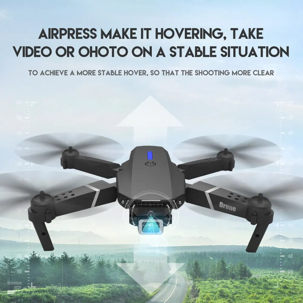 Explore the skies with our 2024 E88Pro RC Drone! Perfect gift or toy for aerial adventures.