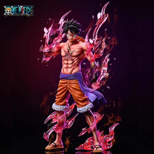 One Piece Luffy Anime Figures Monkey D. Luffy Flowing Cherry Action Figures PVC Anime Collection Model Doll Toy Kid  Gift