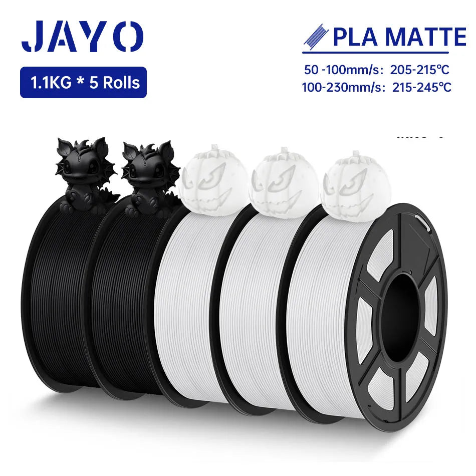 JAYO PLA /  SILK / PLA META / PETG / PLAMatte / High Speed PLA/ PLA PLUS 3D Filament 1.75mm 3D Printer Filament 1.1KG/Roll