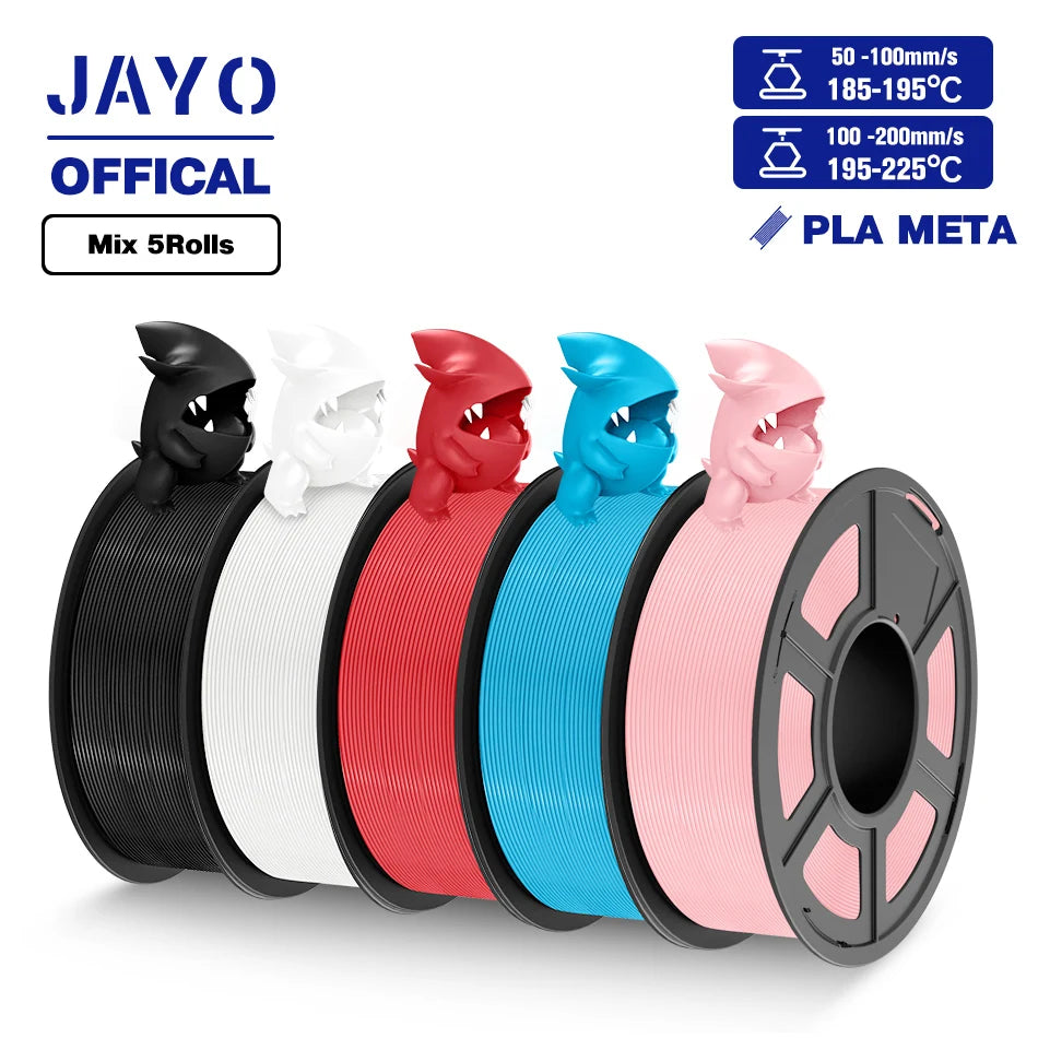 JAYO PLA /  SILK / PLA META / PETG / PLAMatte / High Speed PLA/ PLA PLUS 3D Filament 1.75mm 3D Printer Filament 1.1KG/Roll