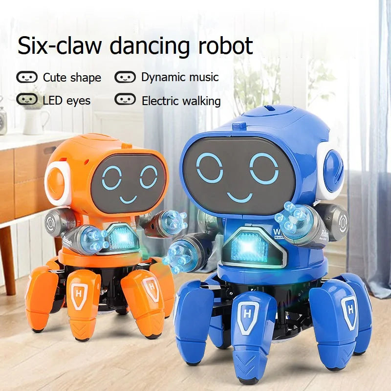 Get the party started with our Emo Robot! Sing, dance, repeat, and respond to voice commands.