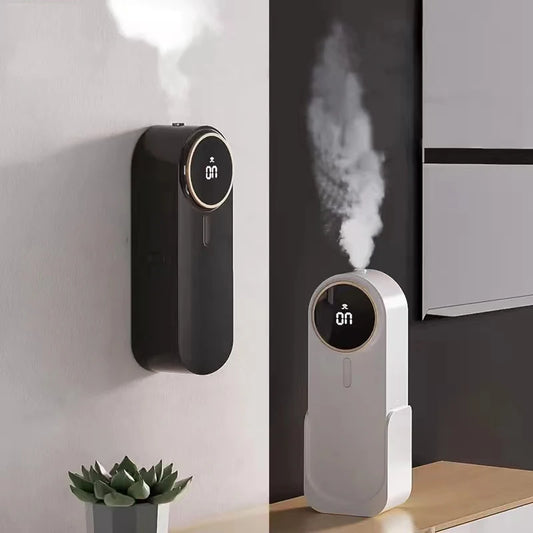 Wall Mounted Air Humidifier Diffuser 1200mah Large Capacity Battery Aroma Oil Diffuser Room Fragrance Air Freshener Flavoring