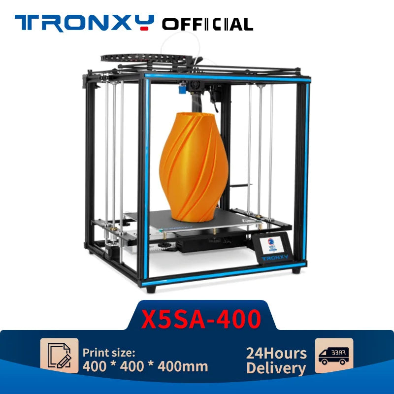 Tronxy X5SA/X5SA 400 Series Pro 2E FDM 3D Printers Upgrade Large Size 400*400*400mm High Precision Auto-Leveling DIY 3d Printer