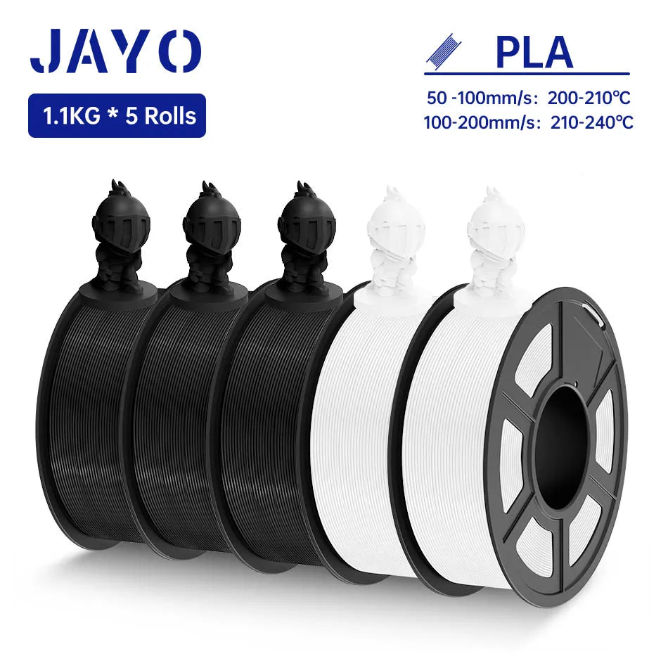 JAYO PLA /  SILK / PLA META / PETG / PLAMatte / High Speed PLA/ PLA PLUS 3D Filament 1.75mm 3D Printer Filament 1.1KG/Roll