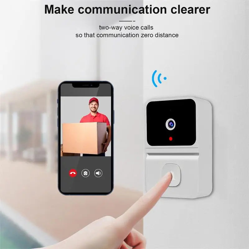 Wireless WiFi Doorbell Camera Waterproof HD Video Door Bell Smart Wireless Doorbell Outdoor With Camera Night Vision