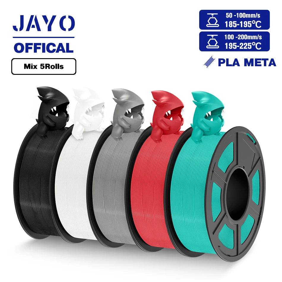 JAYO PLA /  SILK / PLA META / PETG / PLAMatte / High Speed PLA/ PLA PLUS 3D Filament 1.75mm 3D Printer Filament 1.1KG/Roll