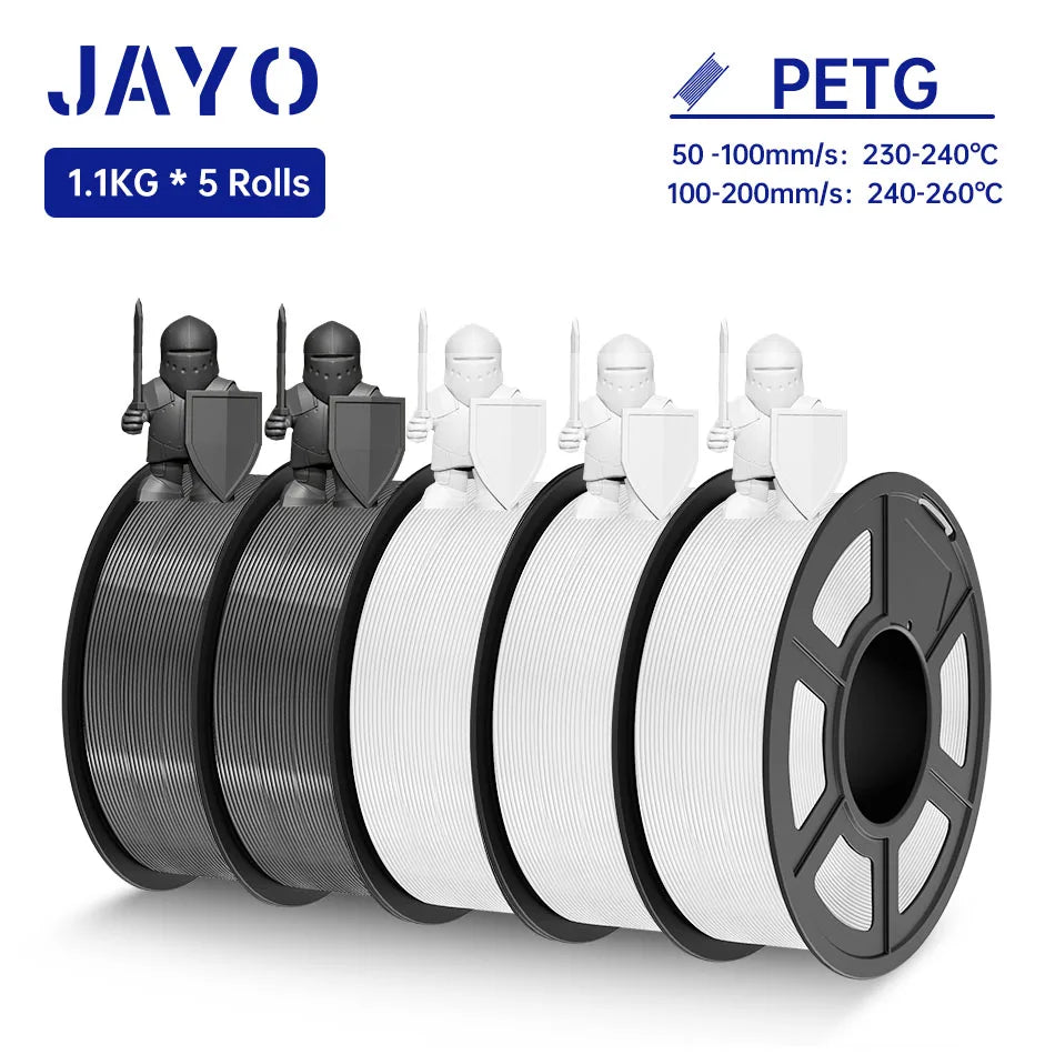 JAYO PLA /  SILK / PLA META / PETG / PLAMatte / High Speed PLA/ PLA PLUS 3D Filament 1.75mm 3D Printer Filament 1.1KG/Roll