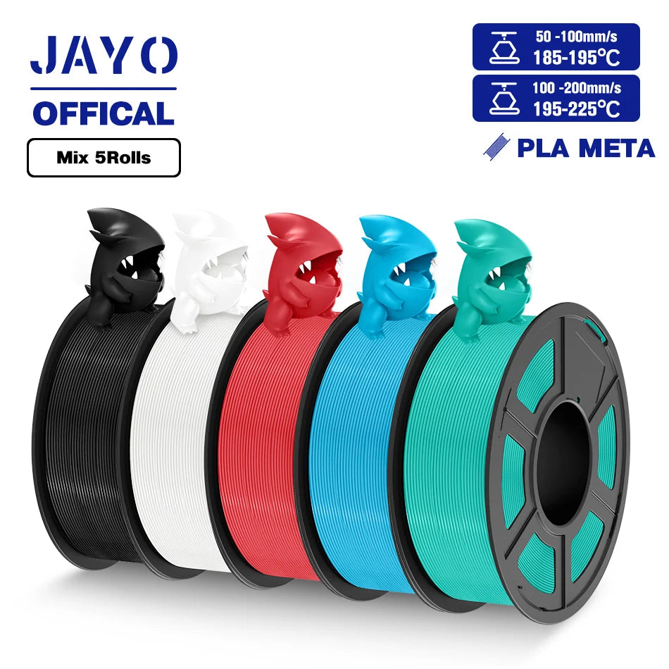 JAYO PLA /  SILK / PLA META / PETG / PLAMatte / High Speed PLA/ PLA PLUS 3D Filament 1.75mm 3D Printer Filament 1.1KG/Roll