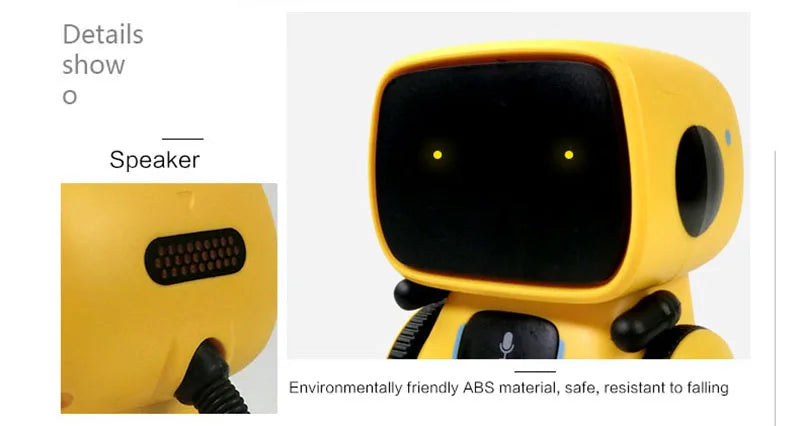 Get the party started with our Emo Robot! Sing, dance, repeat, and respond to voice commands.