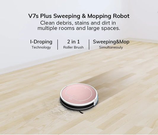 ILIFE V7s Plus Vacuum Cleaner Robot ,120mins Automatic Charging,Home Appliance,For Sweeping Mopping Smart Home Clean Machine