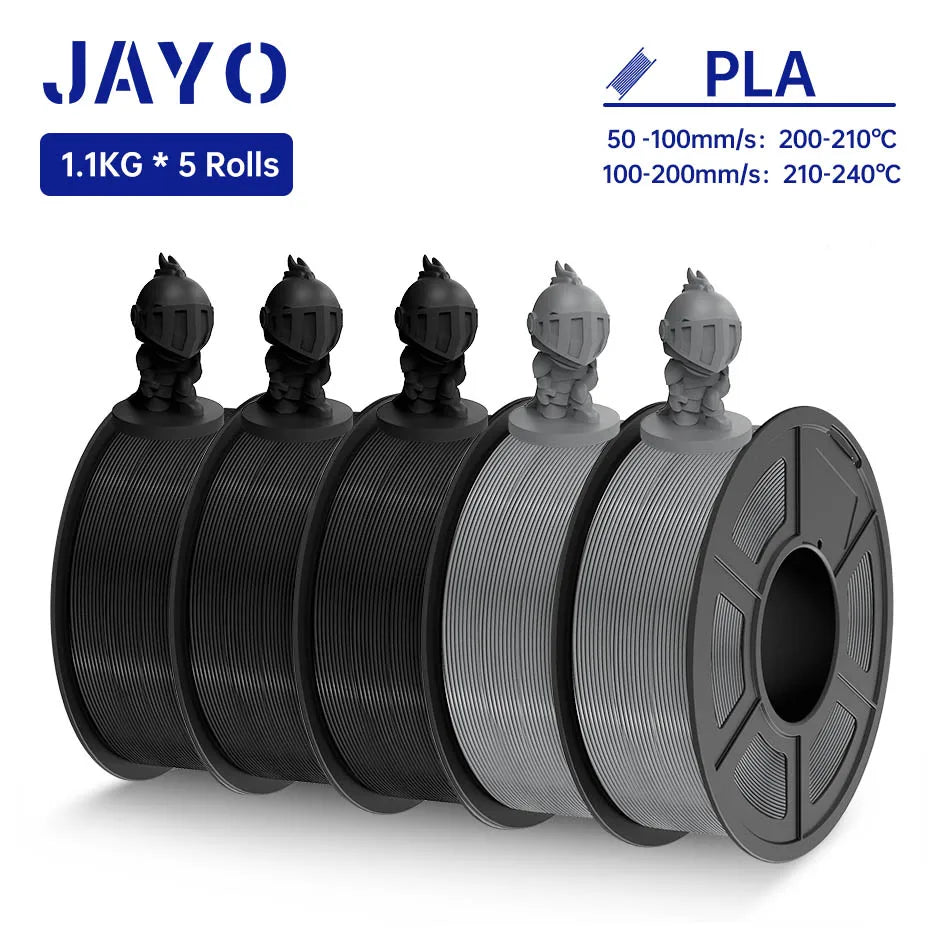 JAYO PLA /  SILK / PLA META / PETG / PLAMatte / High Speed PLA/ PLA PLUS 3D Filament 1.75mm 3D Printer Filament 1.1KG/Roll