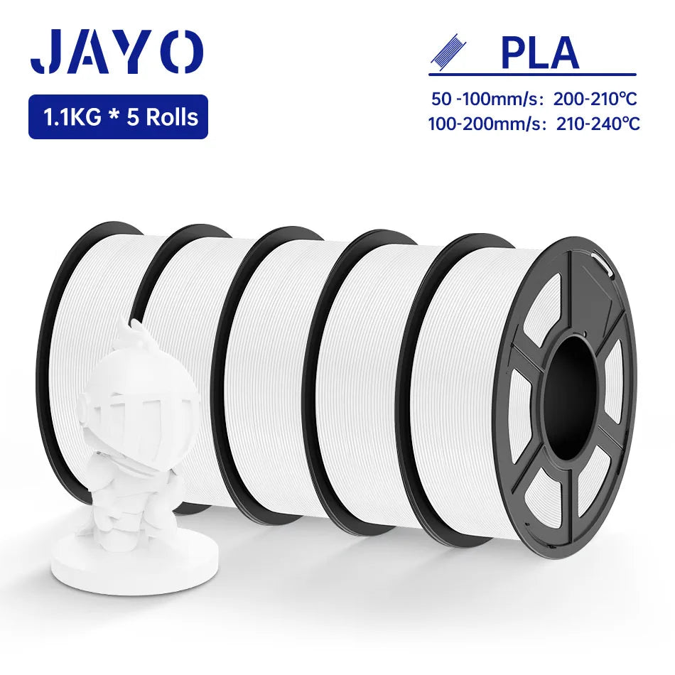 JAYO PLA /  SILK / PLA META / PETG / PLAMatte / High Speed PLA/ PLA PLUS 3D Filament 1.75mm 3D Printer Filament 1.1KG/Roll