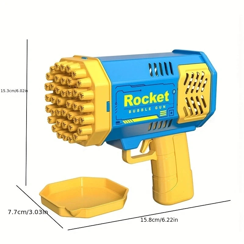 Introducing our innovative 40-Hole Handheld Fully Automatic Space Light Bubble Machine! Endless fun for your little ones, no batteries or bubble water needed. Get yours for ultimate excitement!