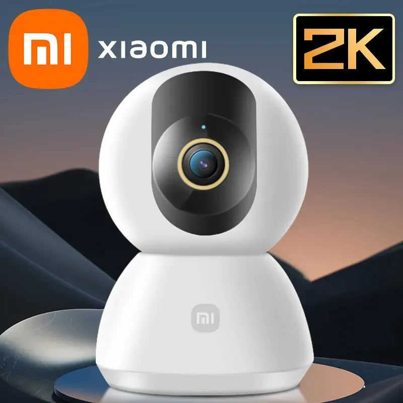 Smart Home Security Camera Mi PTZ 2K Webcam 1296P 3 Megapixel, Xiaomi 360° AI Human Detection Night Vision Webcam