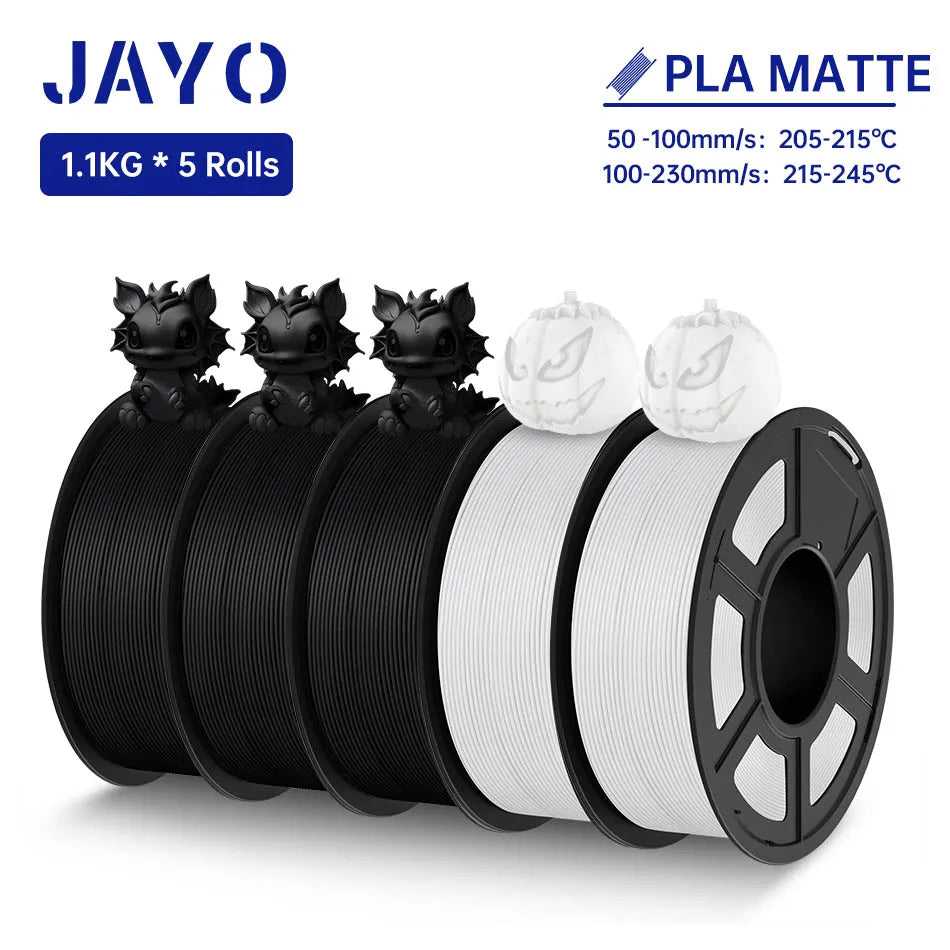 JAYO PLA /  SILK / PLA META / PETG / PLAMatte / High Speed PLA/ PLA PLUS 3D Filament 1.75mm 3D Printer Filament 1.1KG/Roll